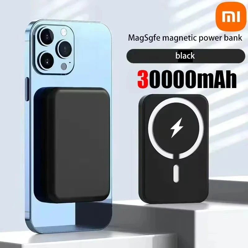 Xiaomi 500 000mAh Power Bank Magnétique – Charge Rapide PD 20W Sans Fil pour iPhone, Samsung, Huawei 2025