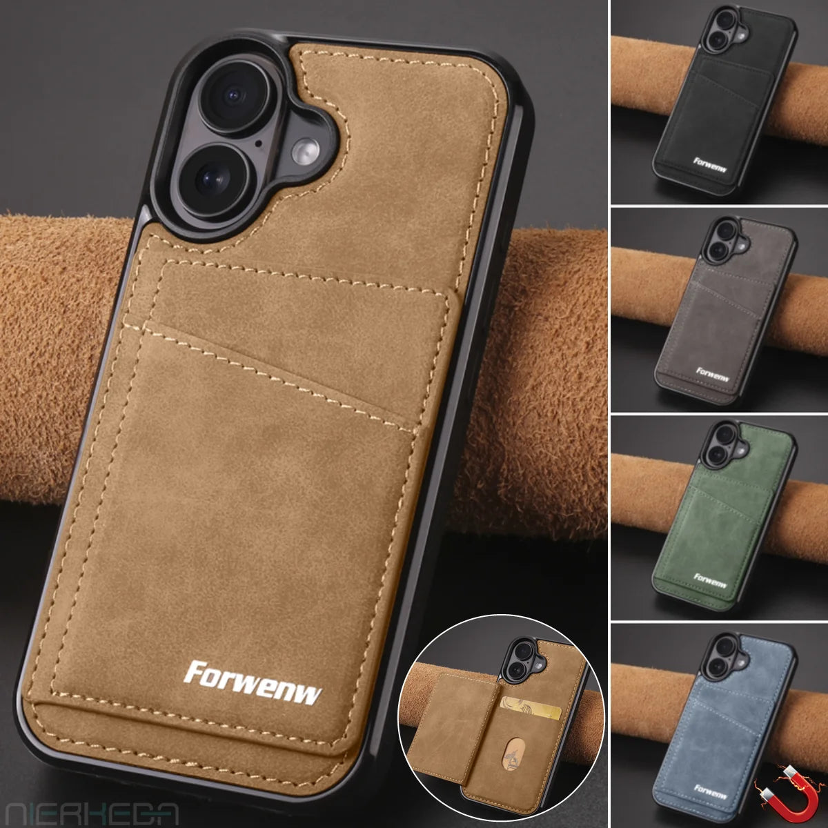 Coque iPhone SmartView avec porte-cartes magnétique intégré