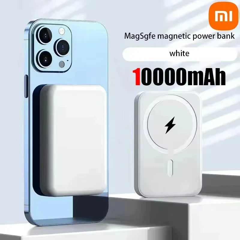 Xiaomi 500 000mAh Power Bank Magnétique – Charge Rapide PD 20W Sans Fil pour iPhone, Samsung, Huawei 2025