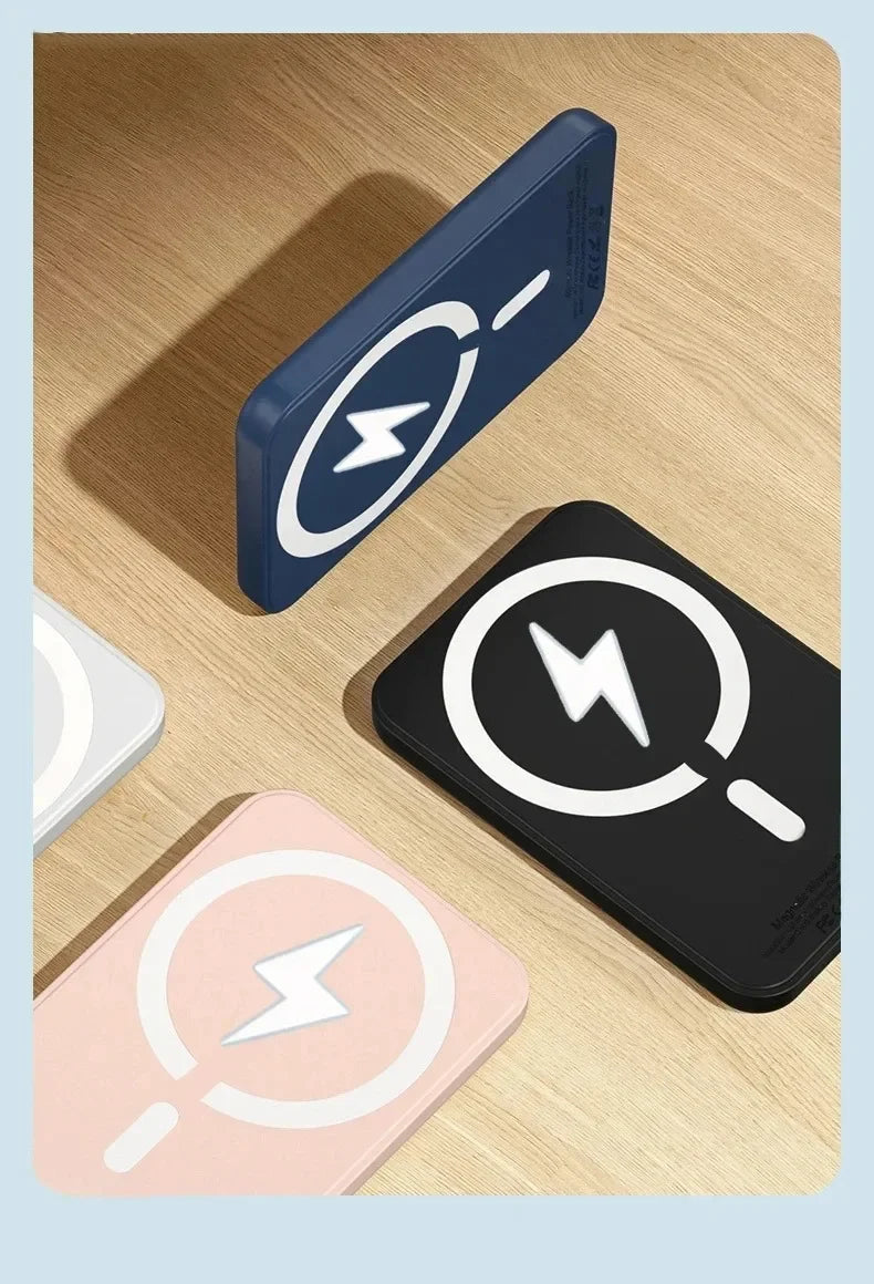 Xiaomi 500 000mAh Power Bank Magnétique – Charge Rapide PD 20W Sans Fil pour iPhone, Samsung, Huawei 2025