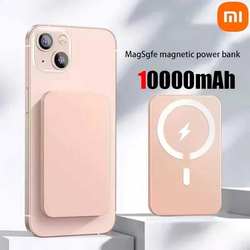 Xiaomi 500 000mAh Power Bank Magnétique – Charge Rapide PD 20W Sans Fil pour iPhone, Samsung, Huawei 2025